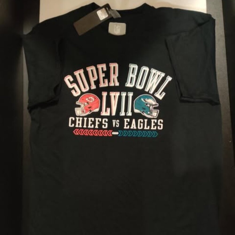Kansas City Chiefs vs Philadelphia Eagles (THE REMATCH) T-shirt NWT